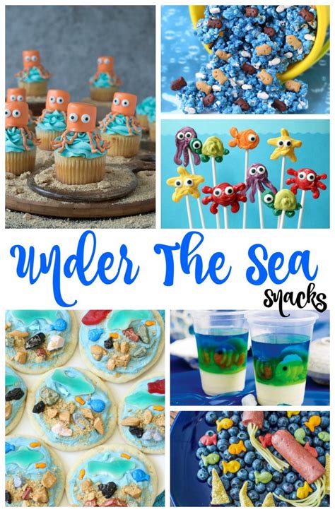 ocean themed party food|ocean themed cooking with kids.